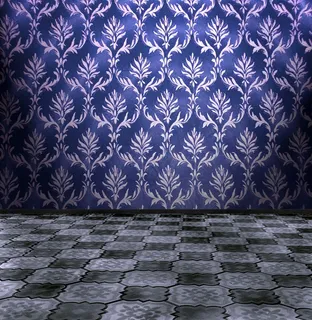 蓝色花纹背景图片下载