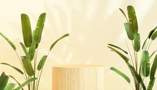 极简光影展台背景网品摆拍造景台背景