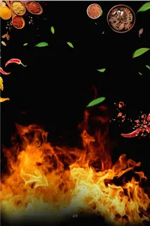 美味烧鸡海报展架灯箱画面