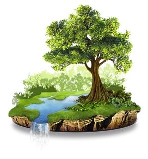 绿色生态环境地球一小时素材