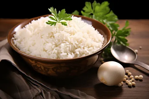 大米米饭粮食摄影图