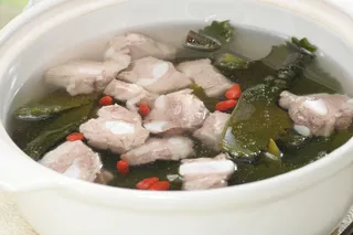 排骨炖海带头 (1)