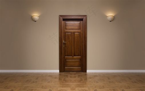 打开的门创意高清摄影图片家居图片