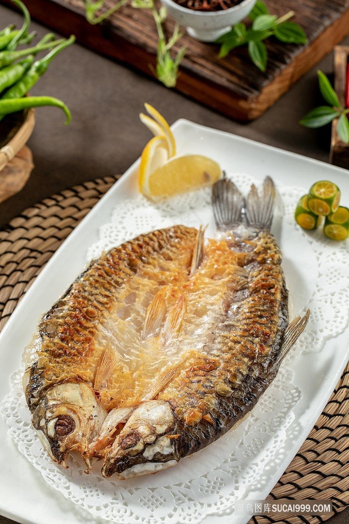 香煎苏丹鱼美食图片