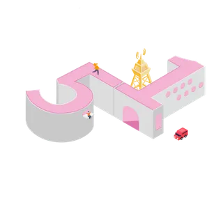 五一劳动节51劳动节字体艺术字3D立体字图片素材 png透明背景