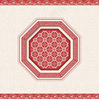 2022传统新年窗花底纹