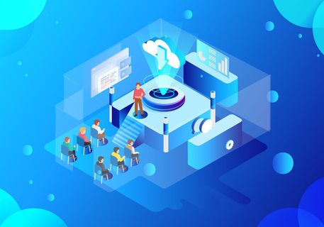 商务2.5D未来科技商务素材