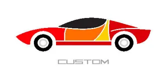 失量手绘汽车标志