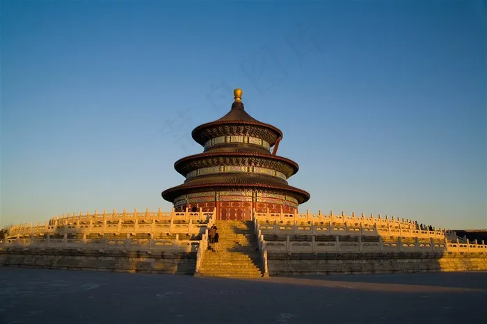 天坛祈年殿中国古代建筑美图素材