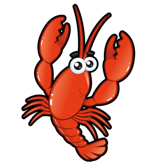 小龙虾卡通