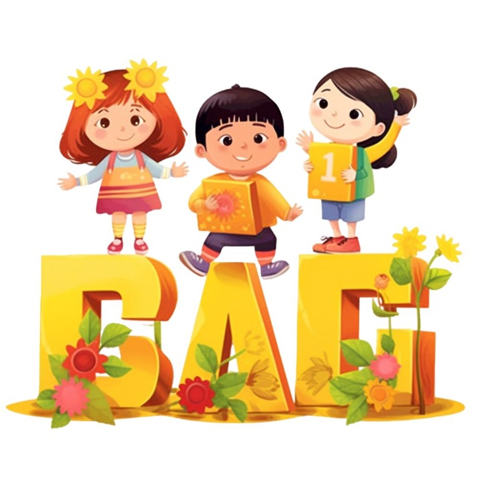 儿童英文字母免抠