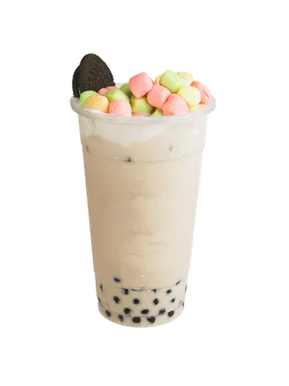奶茶照片拍摄果汁棉花糖奥利奥珍珠奶茶