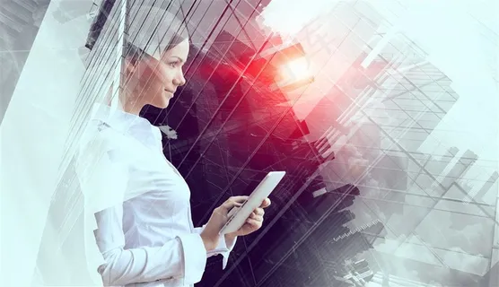 微笑的国外美女