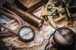 航海主题元素设计高清图