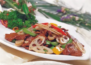 0911XC-192XO酱蜜藕炒鹿肉元例