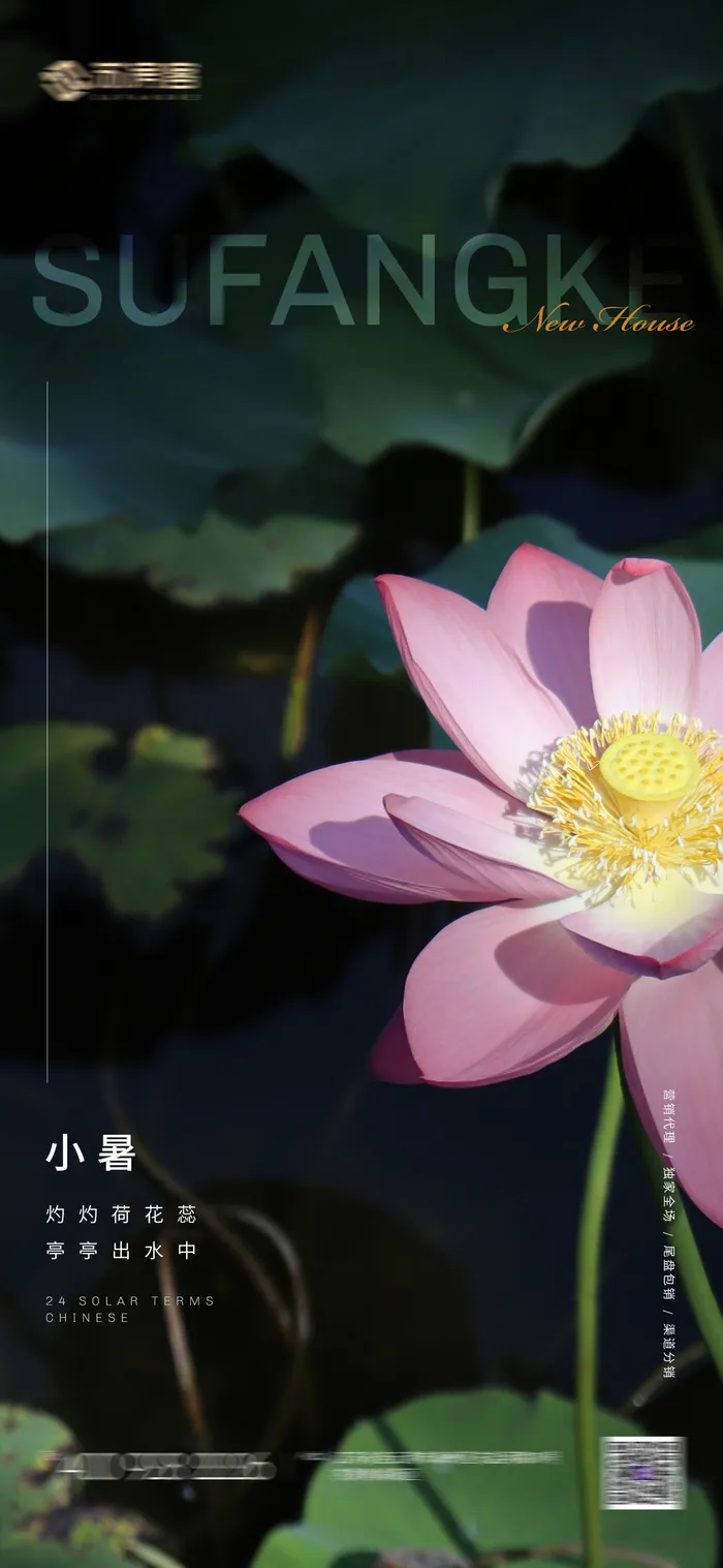 房地产 二十四 节气 系列 海报psd模版下载