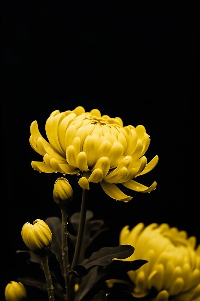 菊花摄影背景(2400x3600)