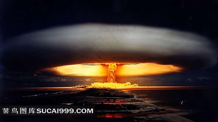 核武器爆炸的巨大蘑菇云