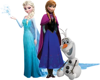 冰雪女王卡通人物简笔