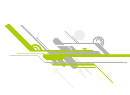 绿色线条文理科技kv主视觉素材