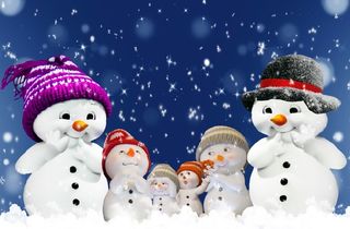 圣诞节冬天背景风景