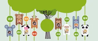 校园文化幼儿园文化墙CDR格式