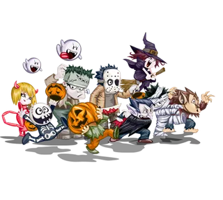 万圣节卡通人物