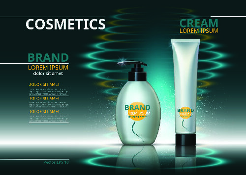 设计化妆品样品素材