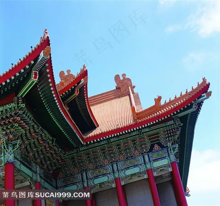 古代楼房摄影