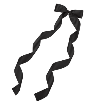 蝴蝶结黑色绸带