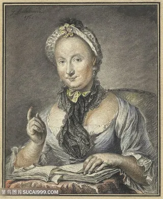 看书贵人艺术装饰画手绘插画