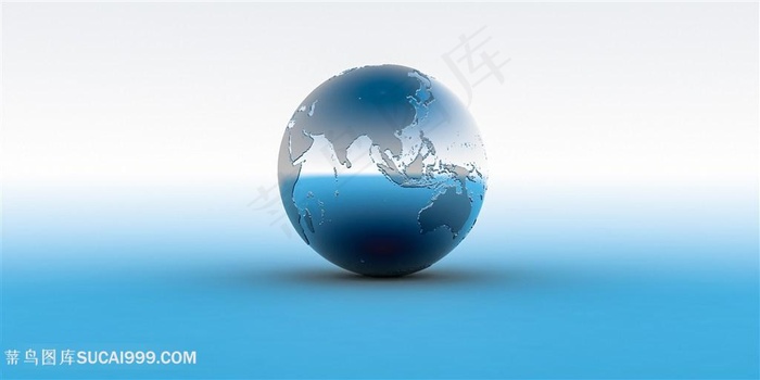 蓝色科技地球