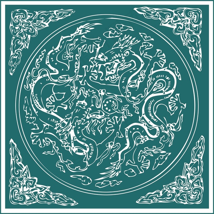 传统吉祥龙纹素材图片