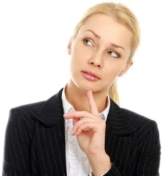 思考的女孩 PNG免抠