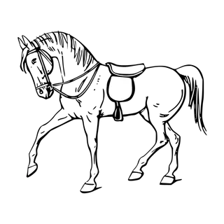 中国风水墨骏马