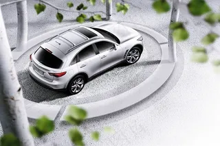 英菲尼迪精美纯色汽车高清广告图