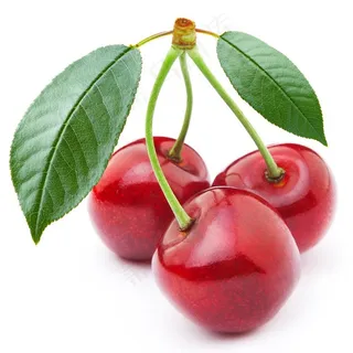 三颗樱桃标准图片