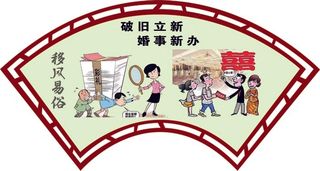 移风易俗展板 
