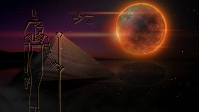 埃及, 女神, 伊斯兰国, 金字塔, 月亮, 深奥的, 魔法