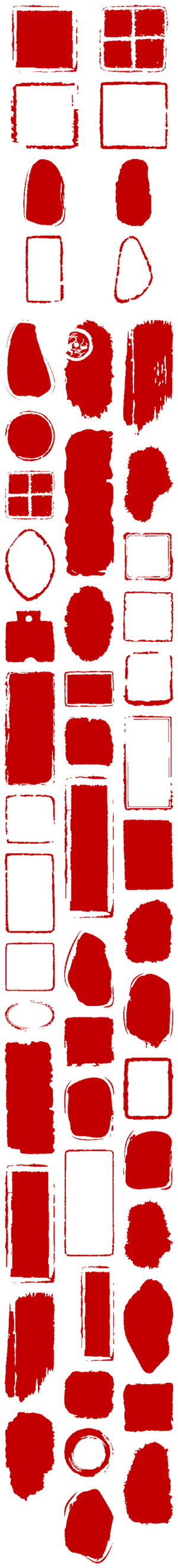 免扣印章素材装饰