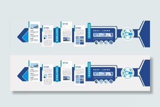 高铁动车文化墙企业文化