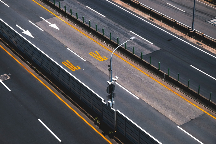 高速公路车道图片