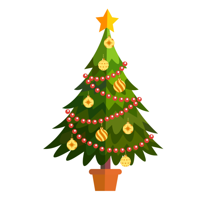 圣诞节平安夜圣诞树免扣素材圣诞元素