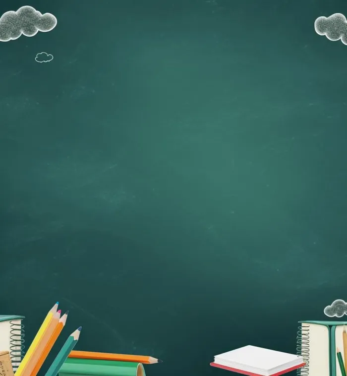 黑板云朵学习粉笔背景(896x969)