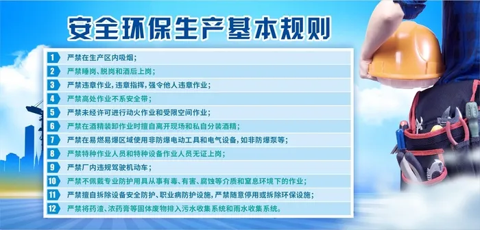 安全环保生产基本规则