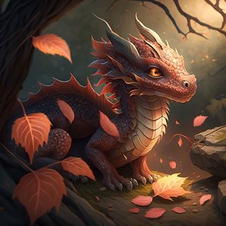 可爱小龙，大眼睛，梦幻，综合使用