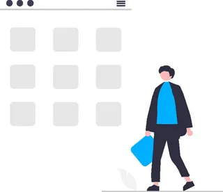 2.5d信息插画小图标素材