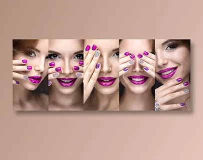 在面部展示不同手势的双手 在面部展示不同手势的双手