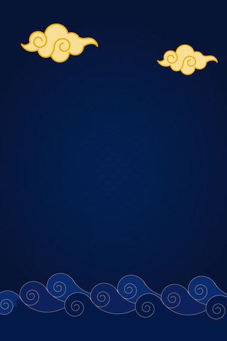 中国风传统水墨古风古典展板边框工笔画PS海报背景平面广告Ai设计素材