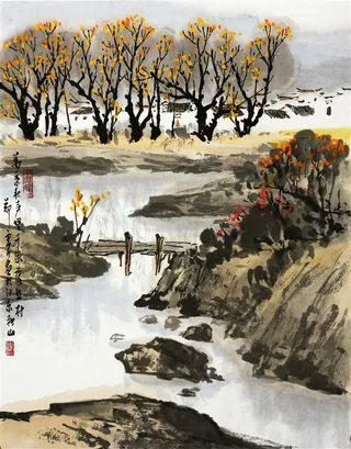 中国风景山水古画